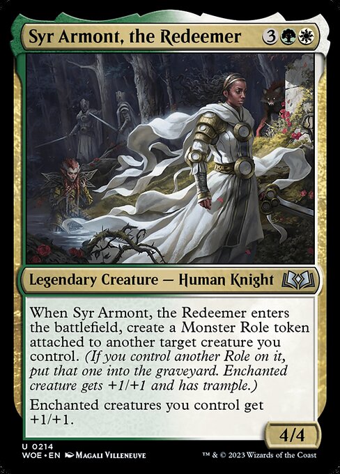 WOE: Syr Armont, the Redeemer
