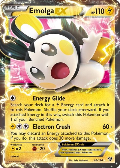 XY: Emolga EX (Holofoil)