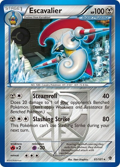 PLB: Escavalier (Team Plasma) (Reverse Holofoil)