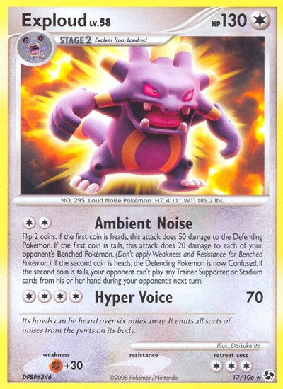 GE: Exploud (Reverse Holofoil)