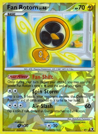 RR: Fan Rotom (Reverse Holofoil)