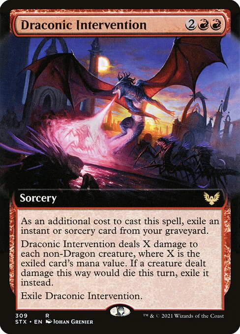 STX: Draconic Intervention (Extended Art) (Foil)