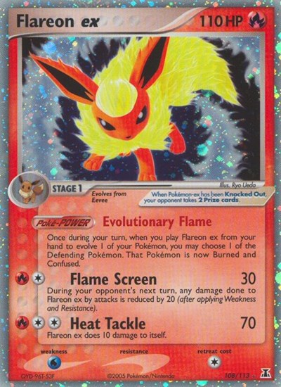 DS: Flareon ex (Holofoil)