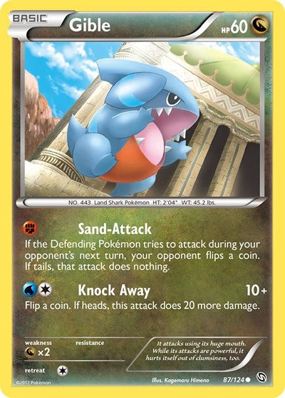 DRX: Gible (87) (Reverse Holofoil)