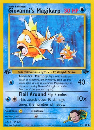 G2: Giovanni's Magikarp (1st Edition)