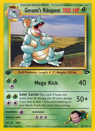 G2: Giovanni's Nidoqueen (1st Edition)