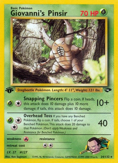 G2: Giovanni's Pinsir (1st Edition)
