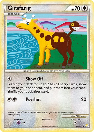 HS: Girafarig (Reverse Holofoil)
