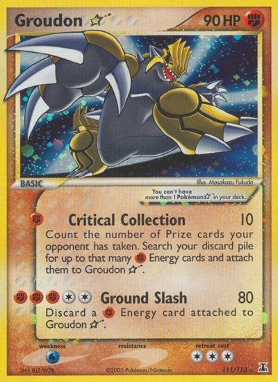DS: Groudon Star (Holofoil)