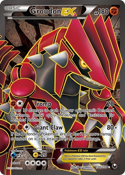 DEX: Groudon EX (106 Full Art) (Holofoil)