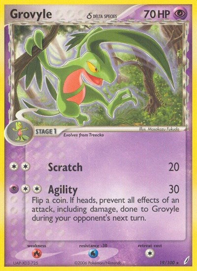 CG: Grovyle (Delta Species) (Reverse Holofoil)
