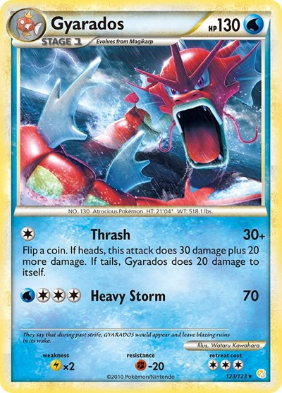 HS: Gyarados (Red) (Holofoil)