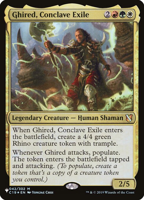 PLST: Ghired, Conclave Exile