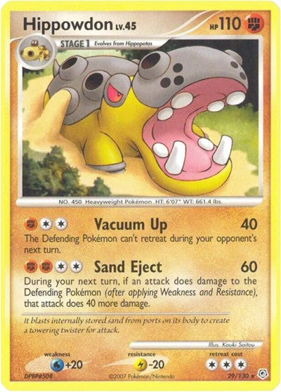 DP: Hippowdon (Reverse Holofoil)