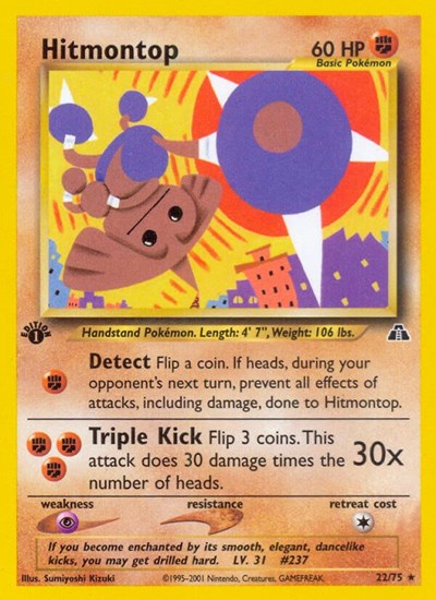 N2: Hitmontop (22) (1st Edition)