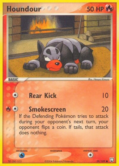 RR: Houndour - 059/109 (Reverse Holofoil)