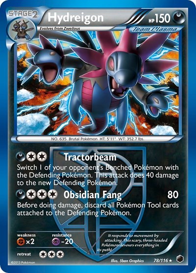 PLF: Hydreigon (Team Plasma) (Holofoil)