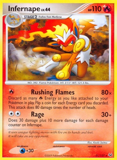 PL: Infernape (Reverse Holofoil)