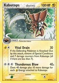 HP: Kabutops (Delta Species) (Reverse Holofoil)