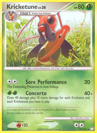 MT: Kricketune (Reverse Holofoil)