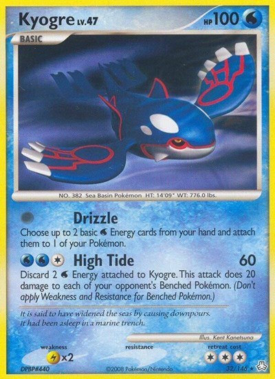 LA: Kyogre (Reverse Holofoil)