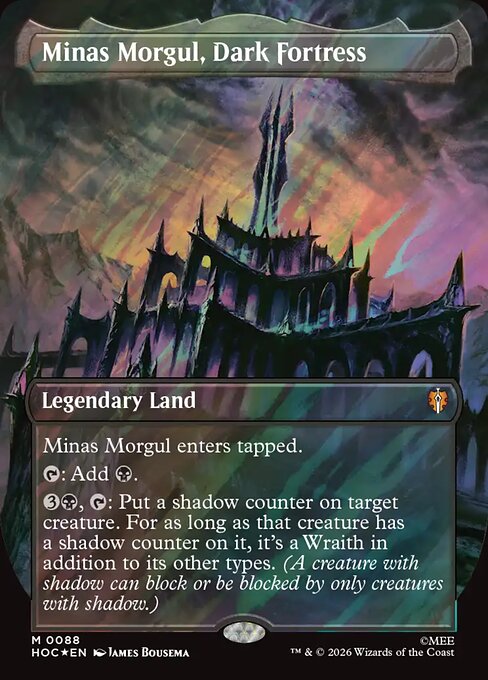 HOC: Minas Morgul, Dark Fortress (Borderless) (Surge Foil)
