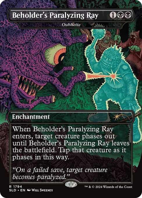 SLD: Beholder's Paralyzing Ray - Oubliette (Foil)