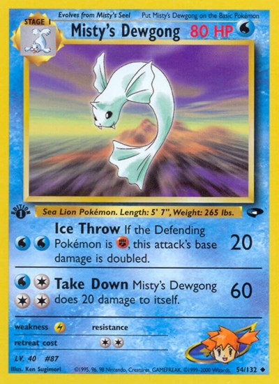 G2: Misty's Dewgong (1st Edition)