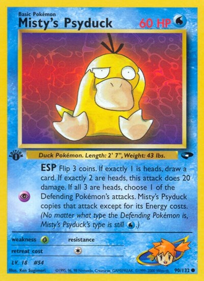 G2: Misty's Psyduck (1st Edition)
