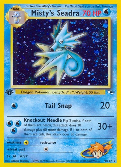 G1: Misty's Seadra (1st Edition Holofoil)