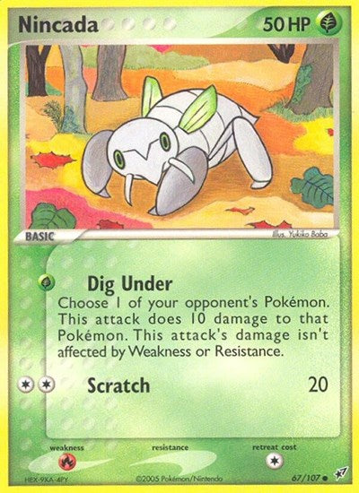DX: Nincada (Reverse Holofoil)