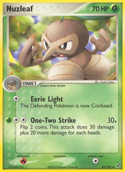 DX: Nuzleaf (Reverse Holofoil)