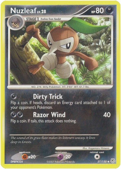DP: Nuzleaf (Reverse Holofoil)