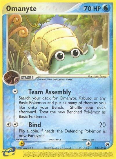 SS: Omanyte (Reverse Holofoil)
