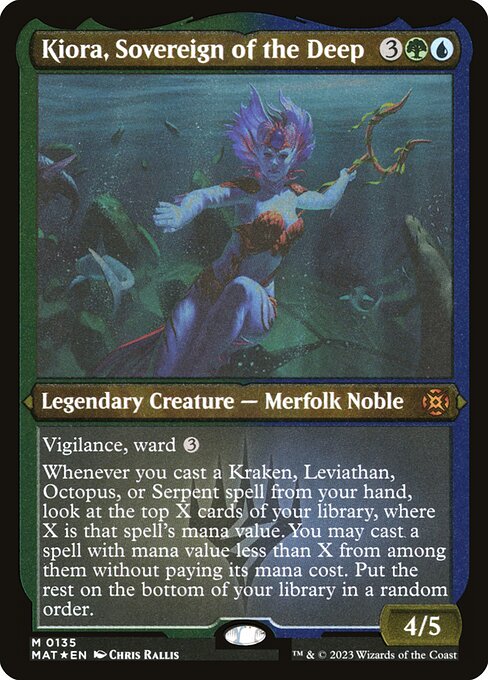 MAT: Kiora, Sovereign of the Deep (Foil Etched)