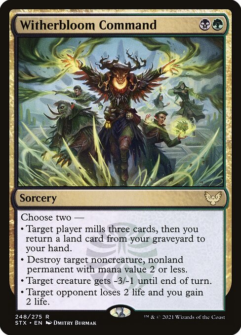 STX: Witherbloom Command (Foil)