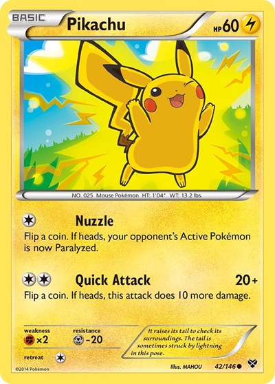 XY: Pikachu (Reverse Holofoil)