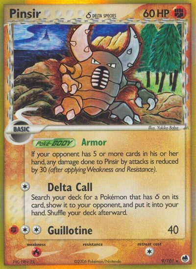DF: Pinsir (Delta Species) (Reverse Holofoil)