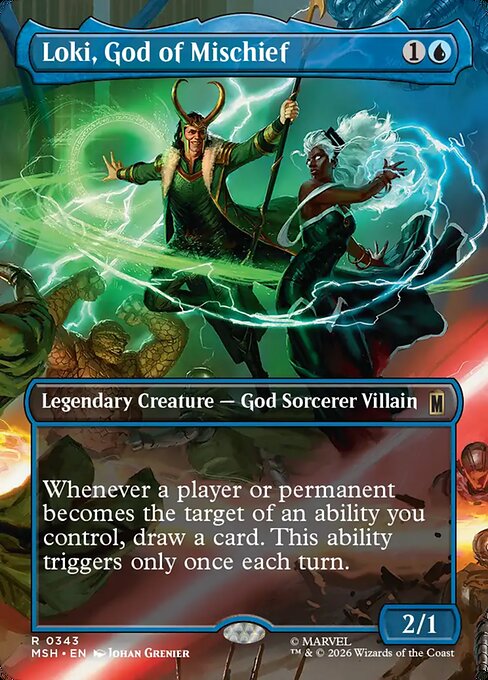 MSH: Loki, God of Mischief (Borderless) (Foil)