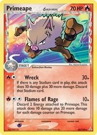 HP: Primeape (Delta Species) (Reverse Holofoil)