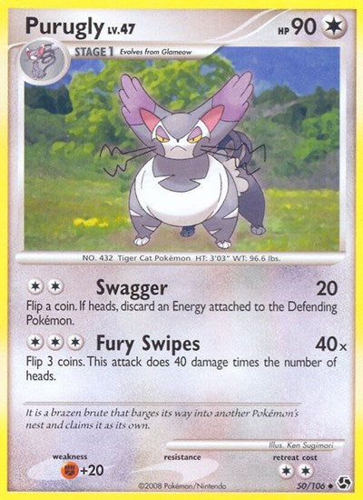 GE: Purugly (Reverse Holofoil)