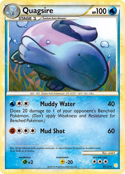 HS: Quagsire (Reverse Holofoil)