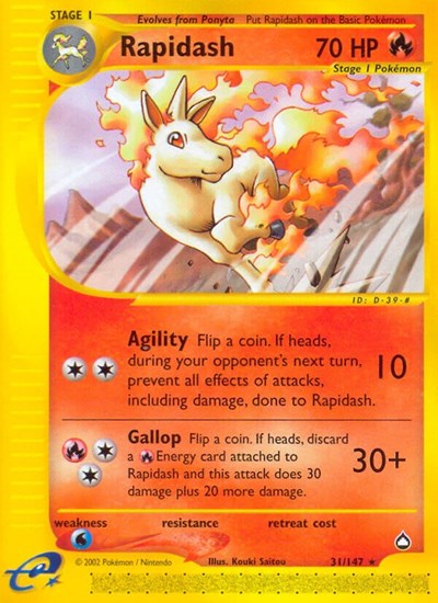 AQ: Rapidash (Reverse Holofoil)