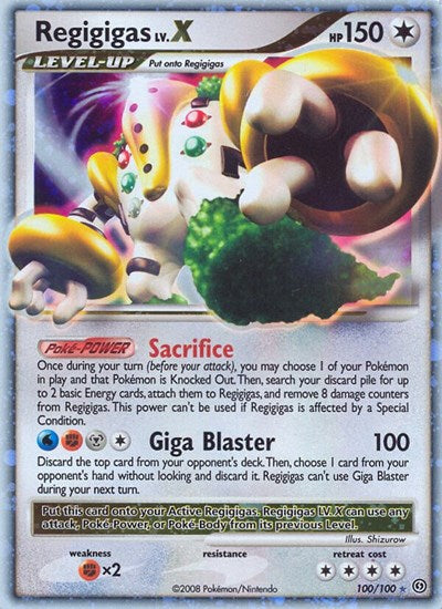 SF: Regigigas LV.X (Holofoil)