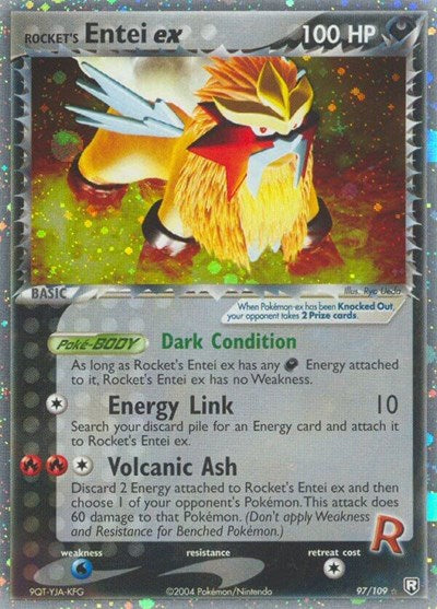 RR: Rocket's Entei ex (Holofoil)