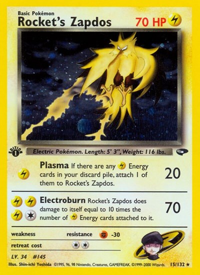 G2: Rocket's Zapdos (1st Edition Holofoil)