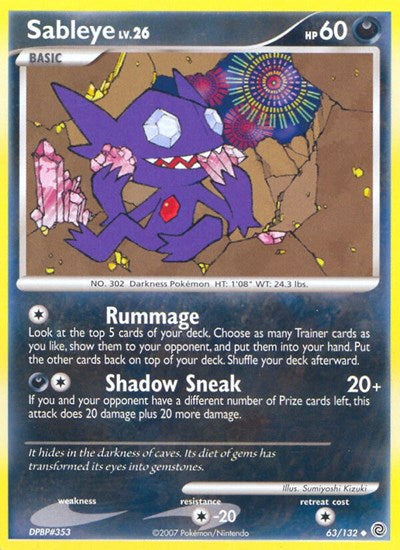 SW: Sableye (Reverse Holofoil)