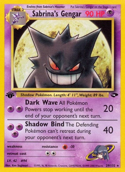 G2: Sabrina's Gengar (1st Edition)