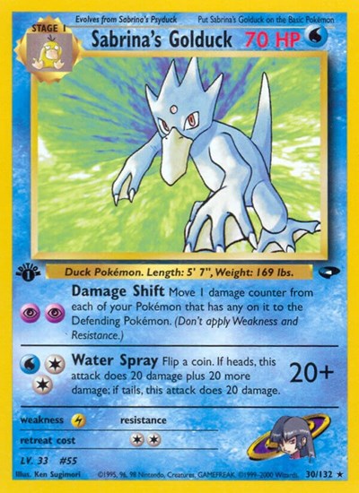 G2: Sabrina's Golduck (1st Edition)