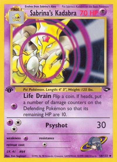 G2: Sabrina's Kadabra (1st Edition)